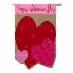 Cheap ⭐ Unbranded Valentine's Day Hearts Garden Flag 🔔