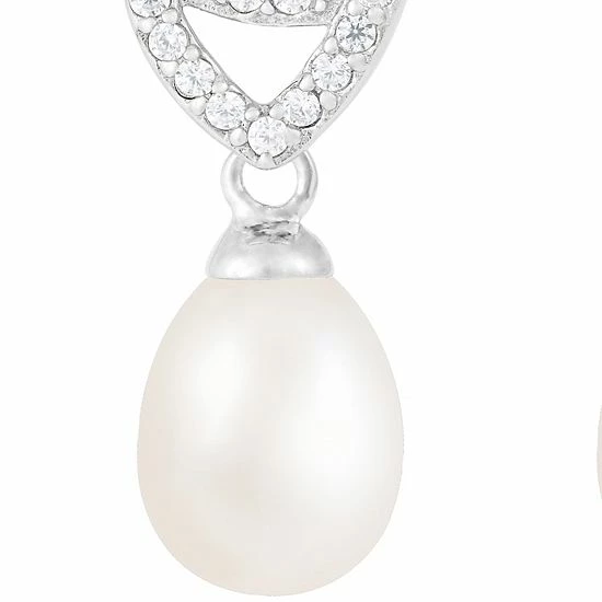 Best reviews of ๐คฉ Unbranded Sterling Silver Freshwater Cultured Pearl Heart Drop Earrings ๐ - Image 2