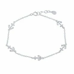 Best deal 🔥 Unbranded Sterling Silver Anchor By The Yard Bracelet 🧨
