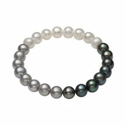 Best deal 🎉 Unbranded Dyed Freshwater Cultured Pearl Ombre Stretch Bracelet 🔔