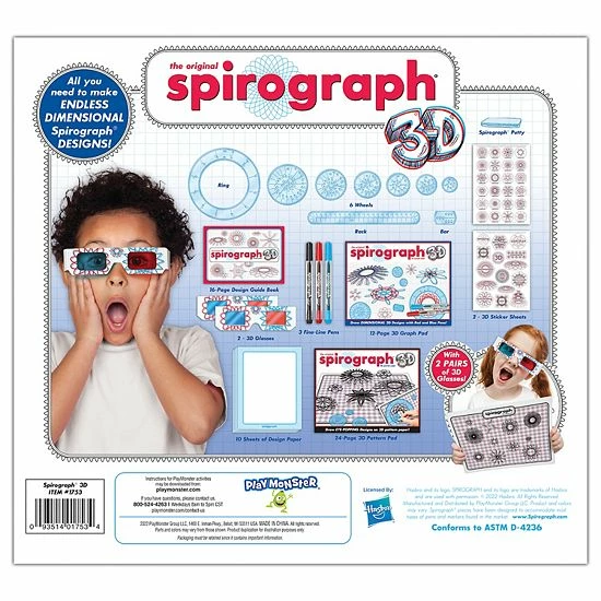 Outlet ๐ Unbranded Spirograph 3D Drawing Art Toy ๐ - Image 2