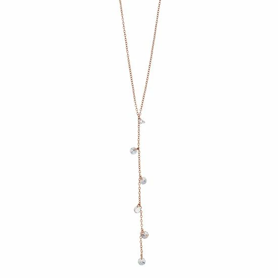 Cheapest 🎁 Unbranded Sterling Silver Cubic Zirconia Shaky Y Necklace ❤️ - Image 3