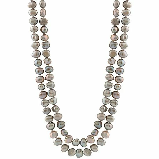 Best Sale ❤️ Unbranded Dyed Freshwater Cultured Pearl Long Double Strand Necklace 👍