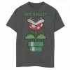 Best Sale 🧨 Unbranded Boys 8-20 Nintendo Super Mario Piranha Plant Oh Snap Vintage Graphic Tee 🔥
