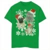 Outlet 🔥 Unbranded Boys 8-20 Pug Kitten Tongue Out Santa Hat Holiday Graphic Tee 🔥
