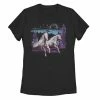 Coupon 👏 Unbranded Juniors' Moon Run Horse Outdoor Graphic Tee Black 😀