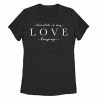 Cheapest 🥰 Unbranded Juniors' "Chocolate Is My Love Language" Graphic Tee 💯