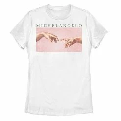 Wholesale 🌟 Unbranded Juniors' Michelangelo "The Creation Of Adam" Graphic Tee 😍