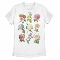 Outlet 🌟 Unbranded Juniors' Fleurs Floral Graphic Tee 🧨