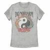 Deals 👍 Unbranded Juniors' Do No Harm Dragon Tiger Yin Yang Graphic Tee 🌟