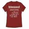 Flash Sale 💯 Unbranded Juniors' Blessed Floral Tee 😀