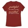 Cheap 😍 Unbranded Juniors' Grateful & Excited Graphic Tee 🎉