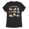 Deals 😀 Unbranded Junior's Purride Colorful Striped Cat Fill Tee 🧨