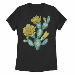 Top 10 😀 Unbranded Juniors' Color Pop Cactus Graphic Tee 💯