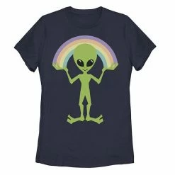 Top 10 🥰 Unbranded Juniors' Alien Creating A Rainbow Graphic Tee 🌟