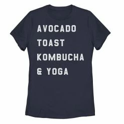 Best deal 💯 Unbranded Juniors' Avocado Toast Kombucha & Yoga Graphic Tee 😍