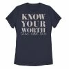 New ⌛ Unbranded Juniors' Know Your Worth Graphic Tee 😍
