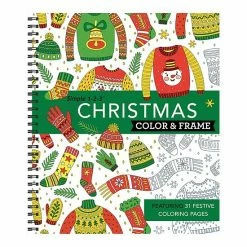 Buy 👏 Unbranded 🎄 Christmas Color & Frame Coloring Book ❤️
