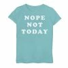 Cheapest ⌛ Unbranded 👧 Girls 7-16 Fifth Sun Nope Dye Graphic Tee Tahi Blue 🌟