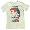 Flash Sale 👍 Unbranded Men's DC Comics Superman Truth And Justice Head Shot Graphic Tee ✨