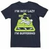 Best Sale 👍 Unbranded Men's Not Lazy Just Buffering Graphic Tee 🎉