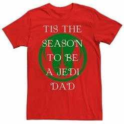 Best deal 🎉 Unbranded Men's Star Wars Season To Be A Jedi Dad 🎅 Christmas Tee 🤩