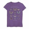 Cheapest 🔥 Unbranded 👧 Girls 7-16 Fifth Sun Mariposa Graphic Tee Navy 😍