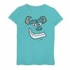 Wholesale ⌛ Unbranded 👧 Girls 7-16 Disney / Pixar Monsters Inc. Sulley Face Graphic Tee ⭐
