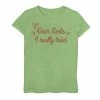 Coupon 👏 Unbranded 👧 Girls 7-16 "Dear Santa I Really Tried" Holiday Graphic Tee 🤩