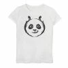 Coupon 🤩 Unbranded 👧 Girls 7-16 Kung Fu Panda Po Face Outline Graphic Tee 👏