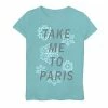 Flash Sale ✨ Unbranded 👧 Girls 7-16 "Take Me To Paris" Snowflake Graphic Tee 🥰