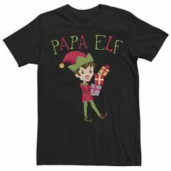 Best Pirce 😀 Unbranded Big & Tall Fifth Sun Papa Elf Text Tee 💯
