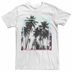Top 10 🎁 Unbranded Big & Tall Paradise Palm Trees Gradient Box Design Tee 💯
