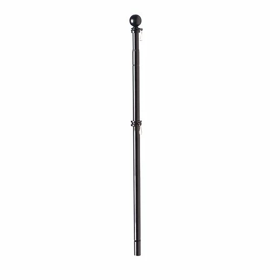 Cheapest 😀 Unbranded Metal Extendable Black Flag Pole 🛒