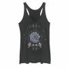 Brand new 🎉 Unbranded Juniors' Flower Moon Floral Tank Top Navy Heather 👍