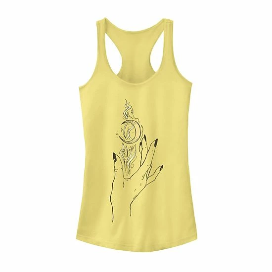 Cheap ✔️ Unbranded Juniors' Moon Hand Artsy Tank Top Banana 👍 - Image 4