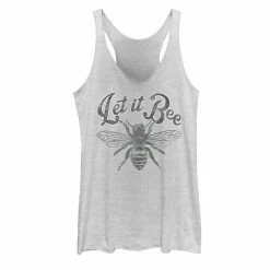 Best reviews of 👍 Unbranded Juniors' Let It Bee Graphic Tank White Heather ⭐