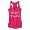 Top 10 😀 Unbranded Juniors' Fifth Sun Stay Weird Ideal Racerback Tank ⌛