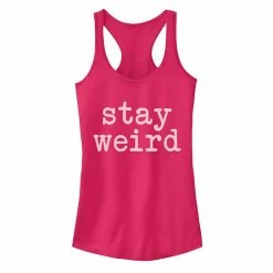 Top 10 😀 Unbranded Juniors' Fifth Sun Stay Weird Ideal Racerback Tank ⌛