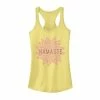 Discount ⌛ Unbranded Juniors' Namaste Sun Yoga Workout Relaxation Graphic Tank ⌛