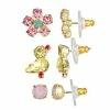 Outlet 👏 Unbranded Gold Tone Spring Chicklet Trio Nickel Free Earring Set 🔔