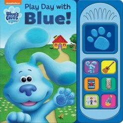 Cheap 💯 Unbranded Nickelodeon Blue's Clues & You Play Day With Blue Little Sound Book ⭐