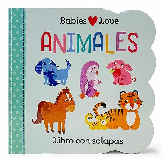 Brand new โ Unbranded Babies Love Animales LiftThe Flap Spanish Board Book ๐