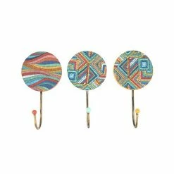 Promo 🔥 Unbranded Multicolor Hook Wall Decor 3-piece Set ⌛