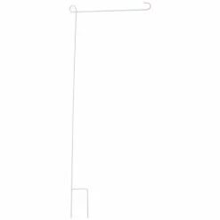 Budget 😍 Unbranded White Garden Flag Stand 🛒