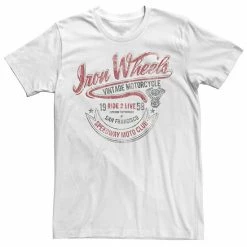 Outlet ✨ Unbranded Big & Tall Iron Wheels Speedway Moto Club Vintage Tee 😍