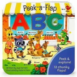 Cheap 😀 Unbranded ABC Peek-a-Flap Animals Hardcover Children's Book 🧨