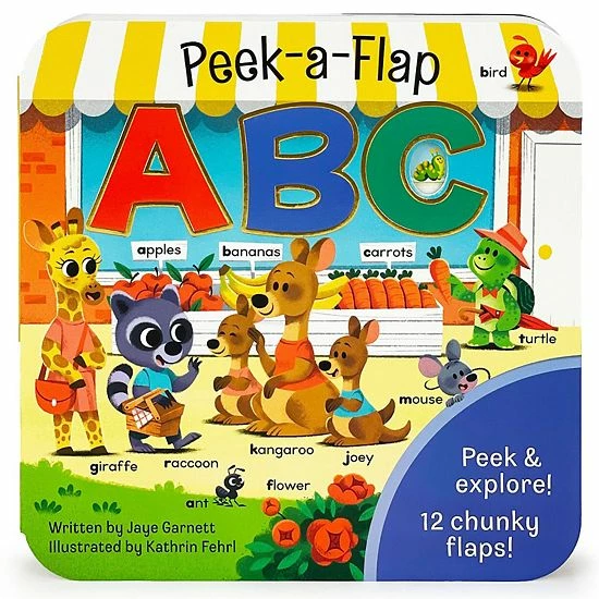 Cheap ๐ Unbranded ABC Peek-a-Flap Animals Hardcover Children's Book ๐งจ