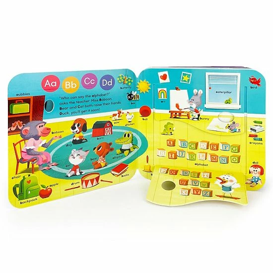 Cheap ๐ Unbranded ABC Peek-a-Flap Animals Hardcover Children's Book ๐งจ - Image 2