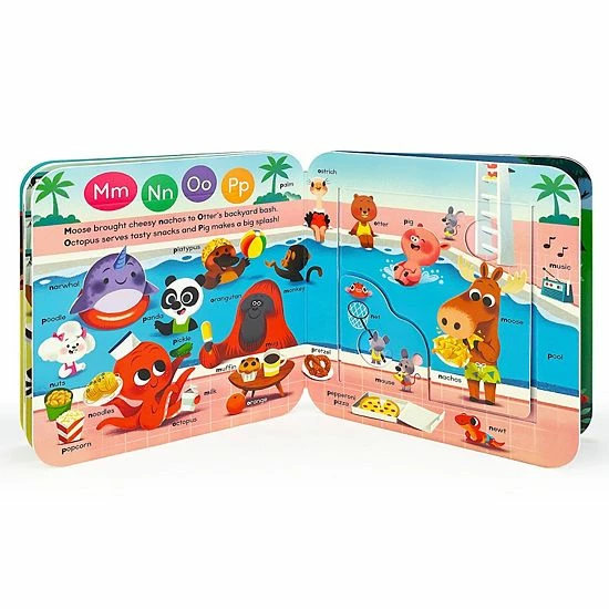 Cheap ๐ Unbranded ABC Peek-a-Flap Animals Hardcover Children's Book ๐งจ - Image 4